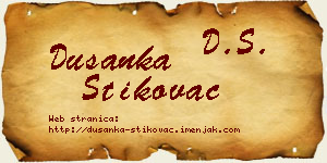 Dušanka Štikovac vizit kartica